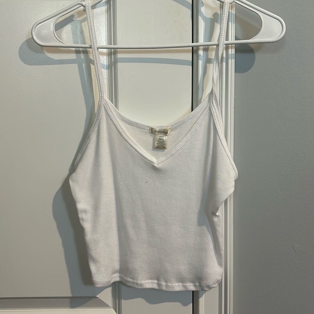 White tank top